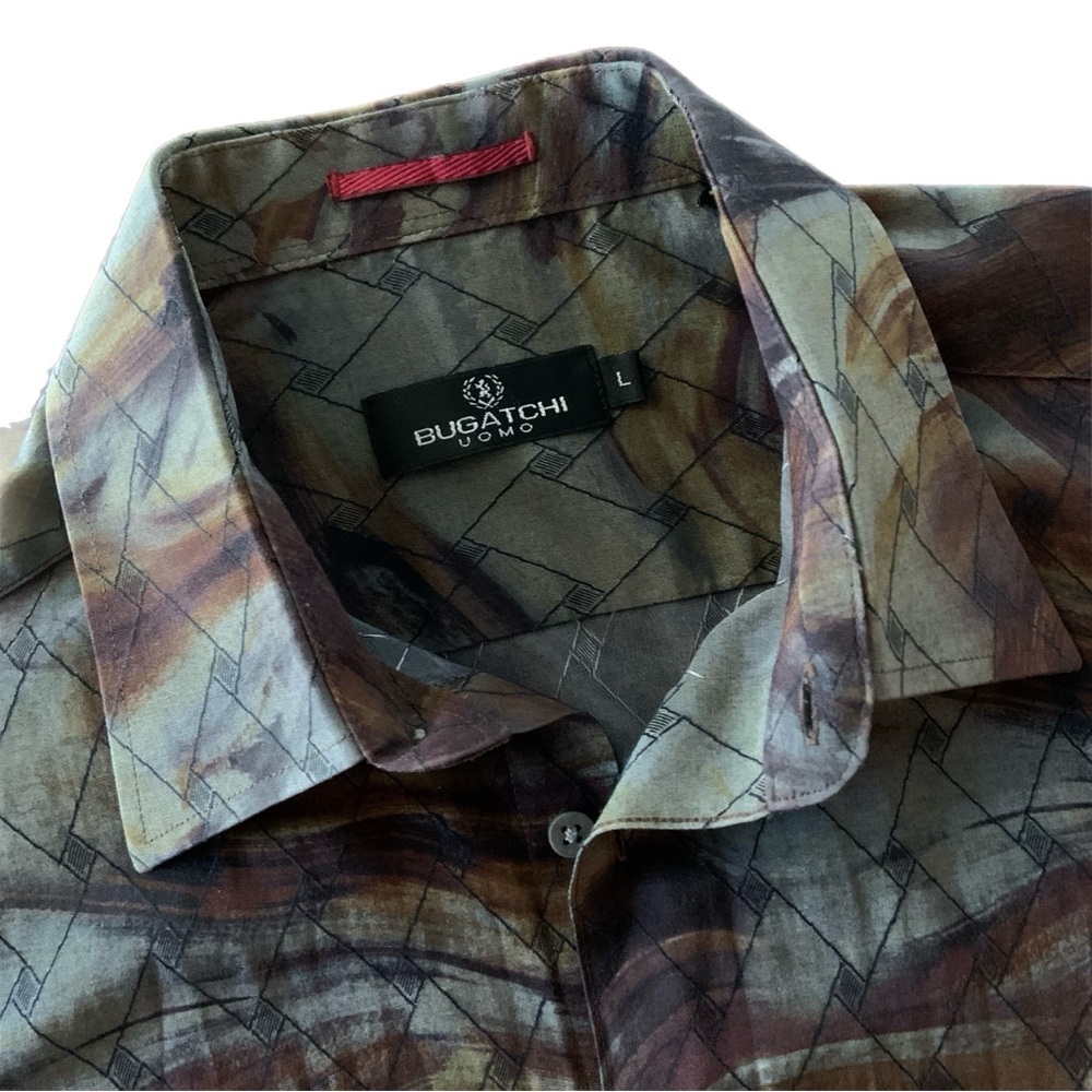 Bugatchi Uomo Large Long Sleeve Button down - Picture 2 of 7